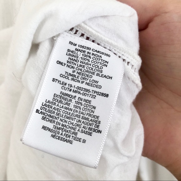 JOIE Mitney Embroidered Gauze Puff Sleeve Top in Porcelain White - Picture 9 of 13